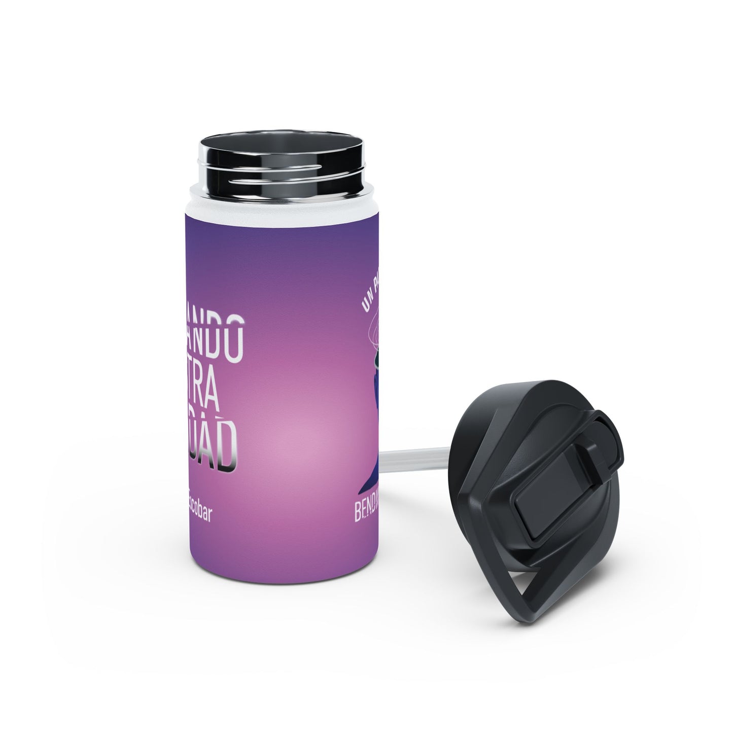UN PANA CONECTADO - Stylish Stainless Steel Water Bottle.