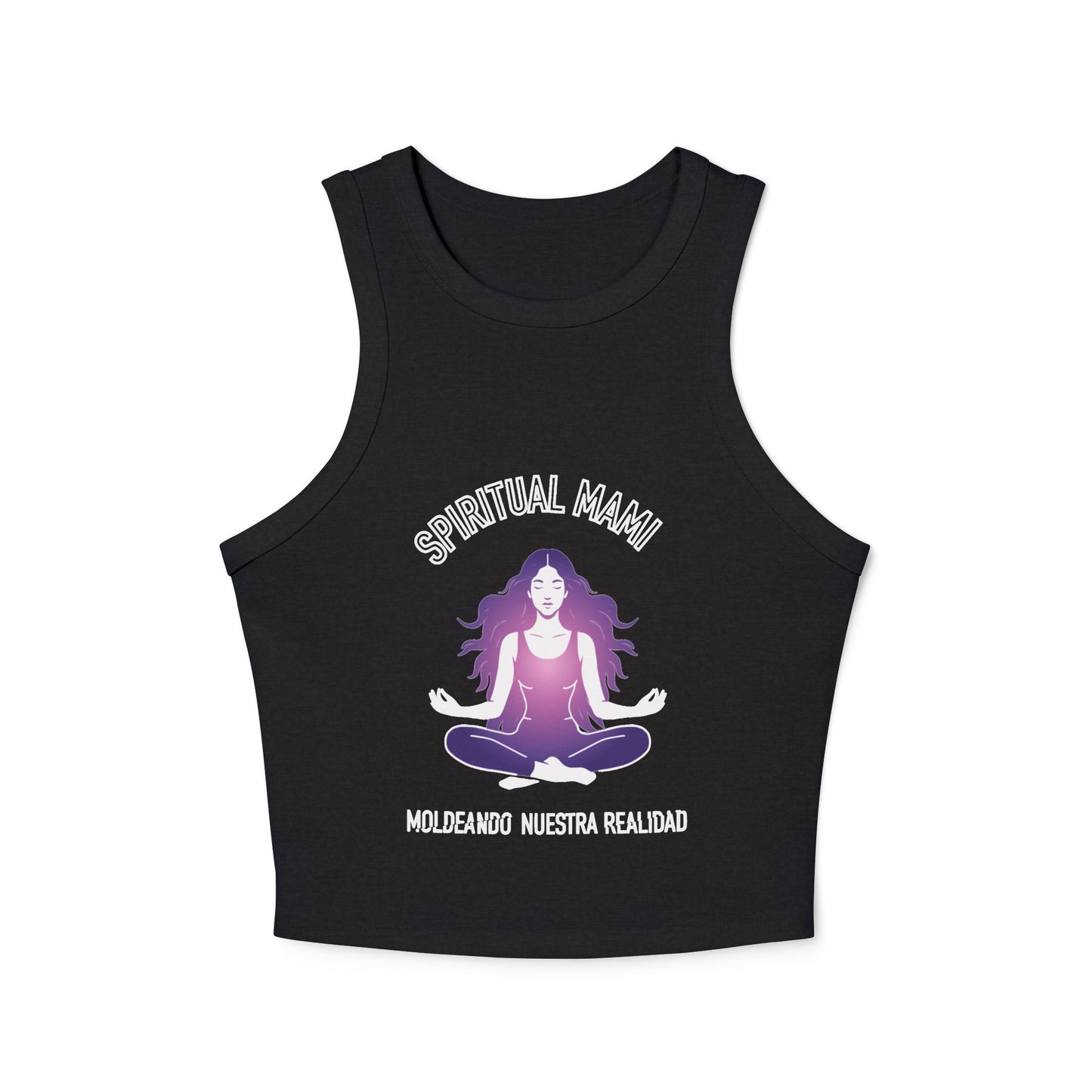 SPIRITUAL MAMI - Micro Rib Racer Tank Top.