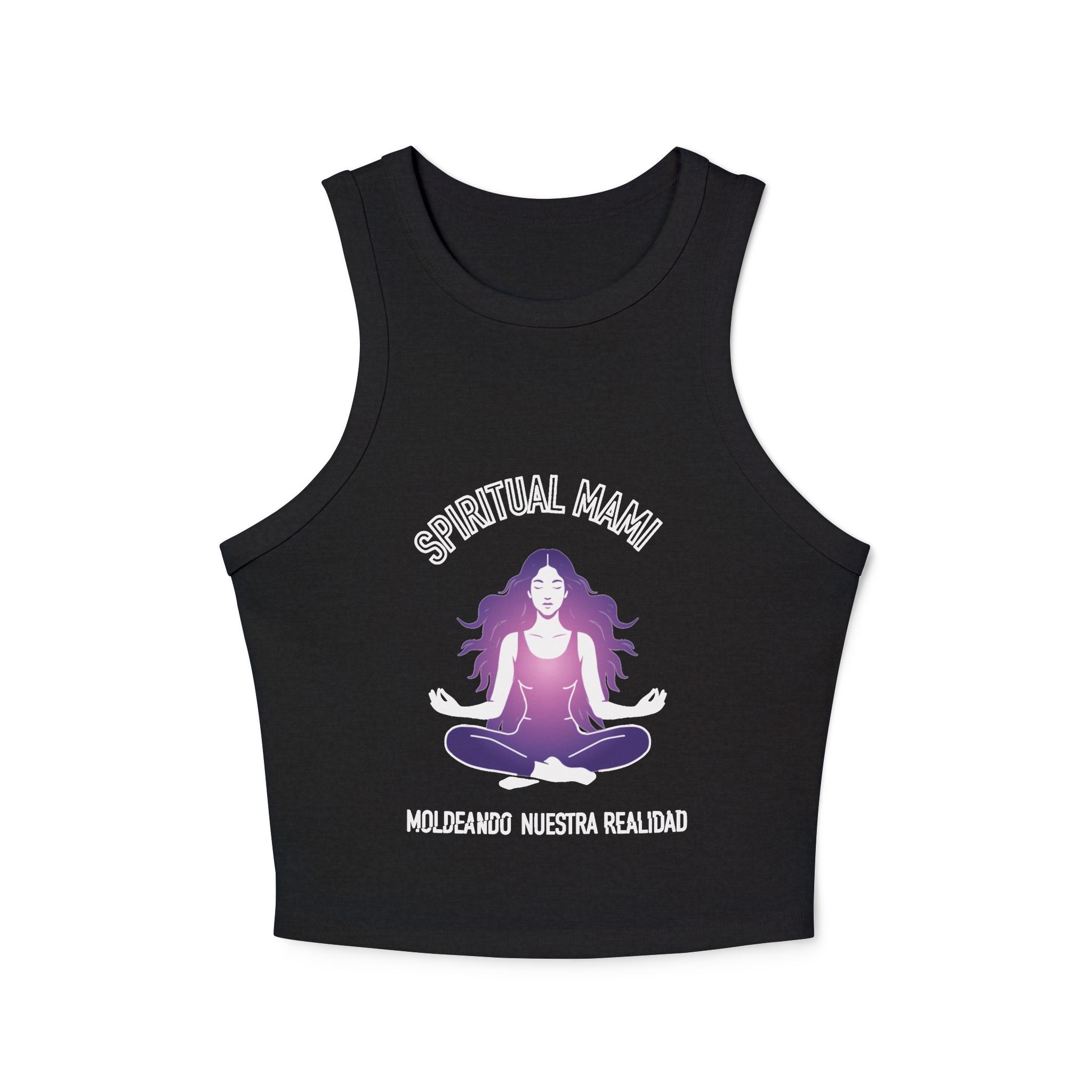 SPIRITUAL MAMI - Micro Rib Racer Tank Top.