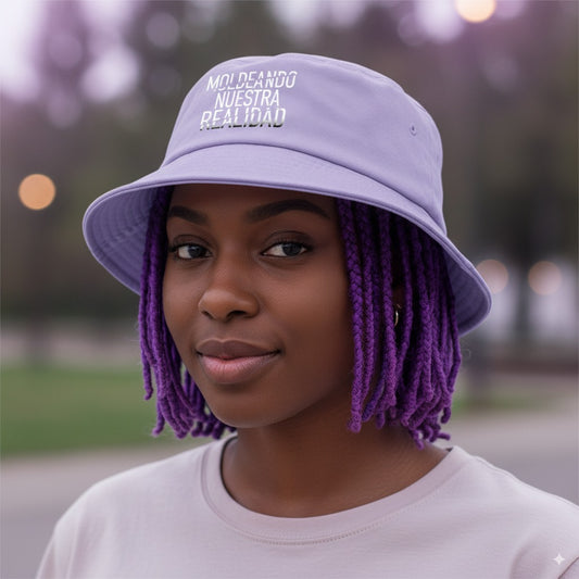 MOLDEANDO NUESTRA REALIDAD - Sombrero de pescador morado.